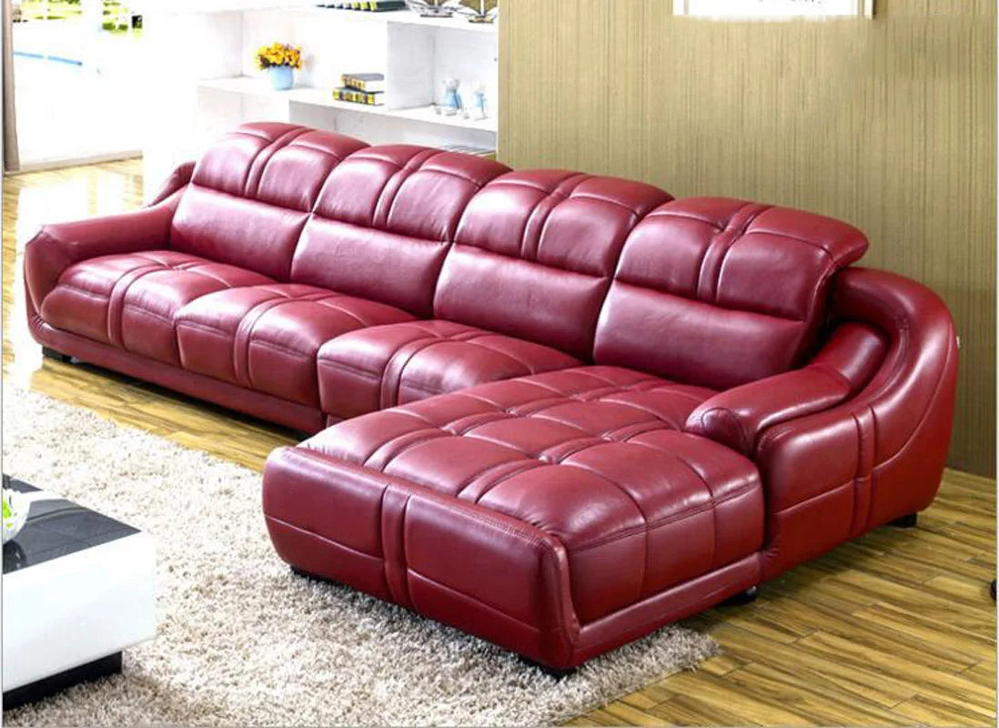 high quality  European living room leather sofa a1245