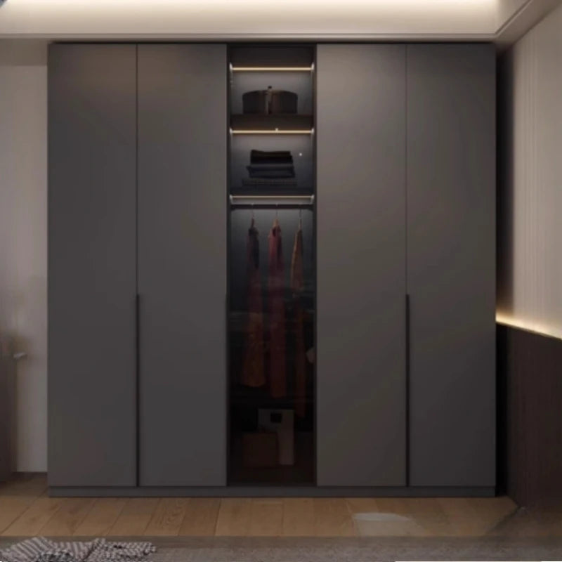 Modern Nordic Doors Storage Wardrobes Multilayer Support Room Wardrobes Open Open Shelf Closets Guarda Roupas Bedroom Furniture