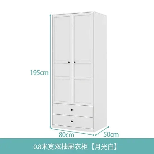 Solid Wood Wardrobes Stand Bedroom Kids Clothes Girl Wardrobe European Drawer Schrank Schlafzimmer Furniture For Bedroom