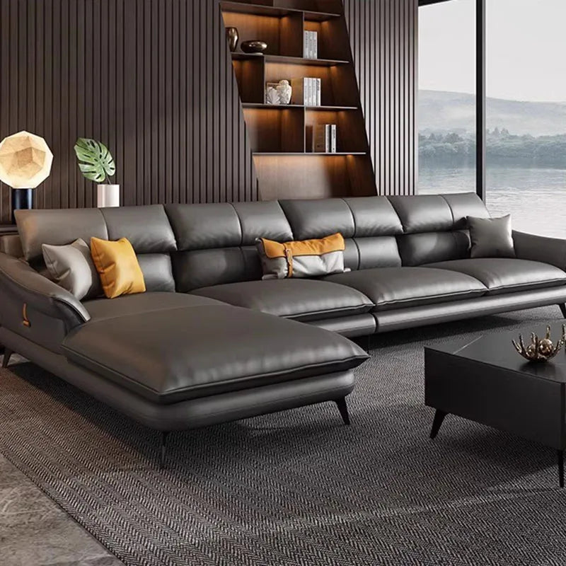 Relaxing Simple Fancy Sofas Living Room Nordic Leather Recliner Puffs Sofa Sectional Modern Sofy Do Salonu Furniture Couch