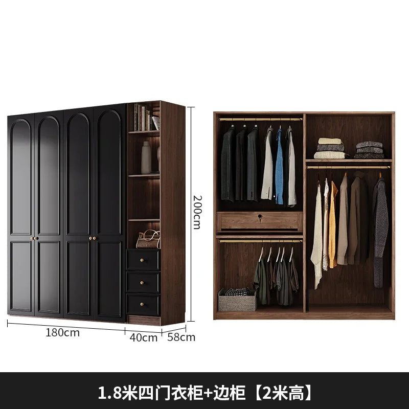 Drawers Locker Luxury Closet Tall Orgnizer Women Teen Cabinets Bedroom Wardrobe Organizer Storage Guarda Roupas Furniture Home