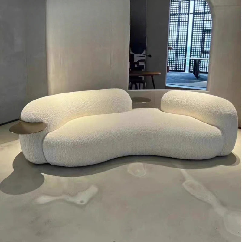 White Nordic Modern Sofa Chair Unique Fancy Lazy Designer Floor Lounge Sofa Living Room Loveseat Sofy Do Salonu Furniture Couch