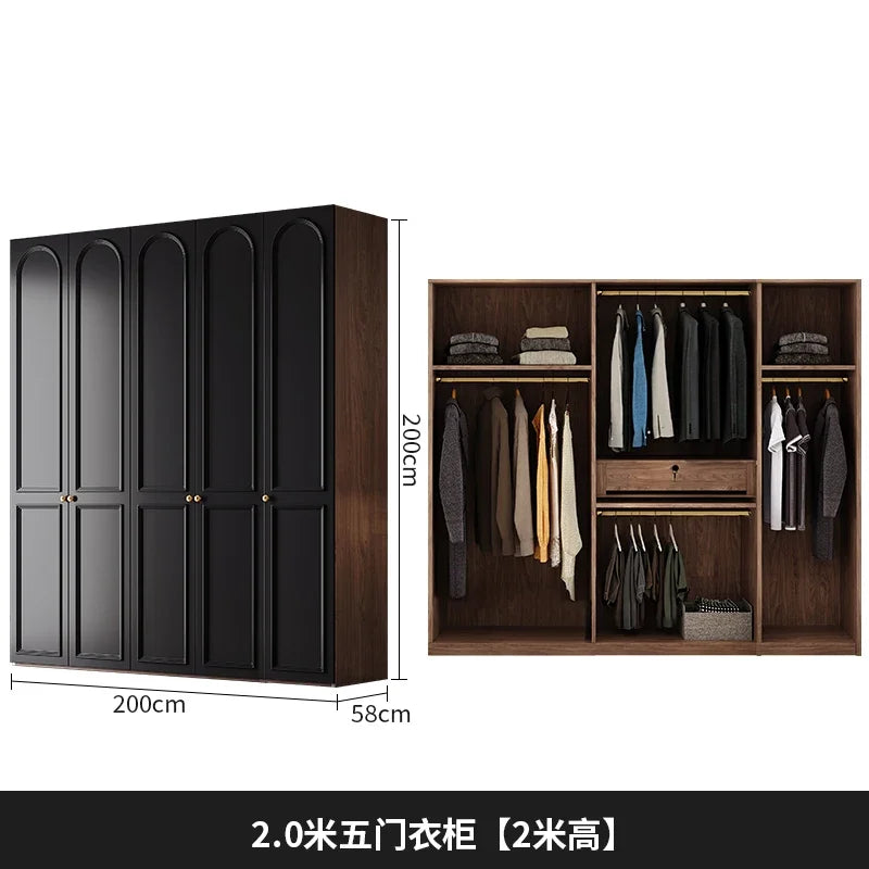 Drawers Locker Luxury Closet Tall Orgnizer Women Teen Cabinets Bedroom Wardrobe Organizer Storage Guarda Roupas Furniture Home