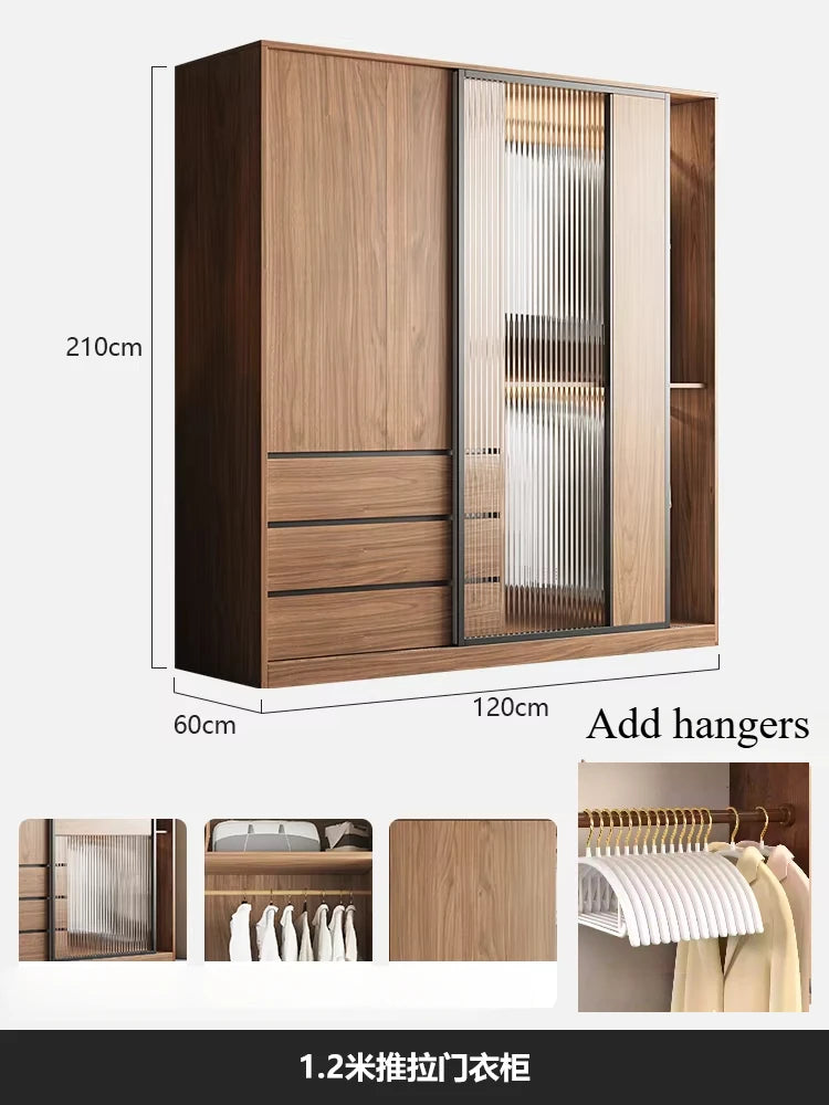 Save Clothes Storage Locker Armoire Double Organizer Coat Rack Wardrobe Kommoden Chest Drawers Modern Portable Home Furniture