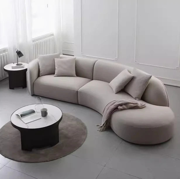 Special-Shaped Sofa Modern Minimalist Curved Fabric Furniture Luxury sofa set living room furniture  couch  muebles de salon