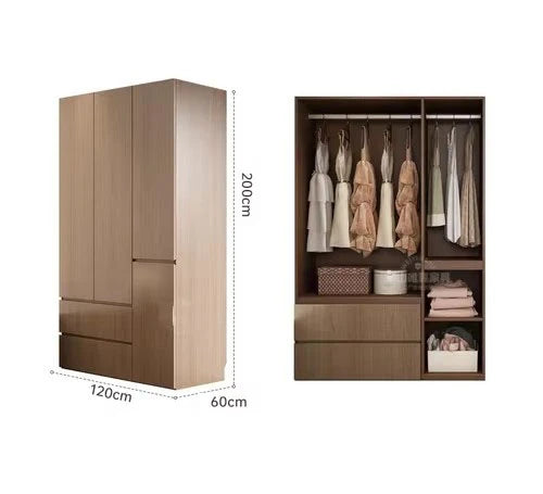 Organizer Luxury European Wardrobe Storage Open Clothes Wooden Modern Wardrobe Bedroom Designer King Vestidores Hotel Furniture