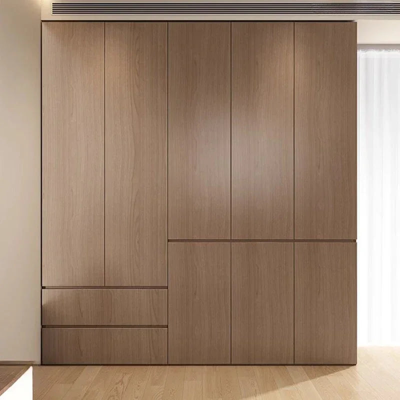 Organizer Luxury European Wardrobe Storage Open Clothes Wooden Modern Wardrobe Bedroom Designer King Vestidores Hotel Furniture