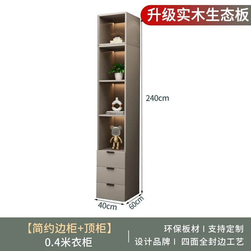 Women Glass Doors Wardrobes Large Luxury Transparent Clothes Storage Open Closet Bedroom Organizer Guarda Roupas Furniture