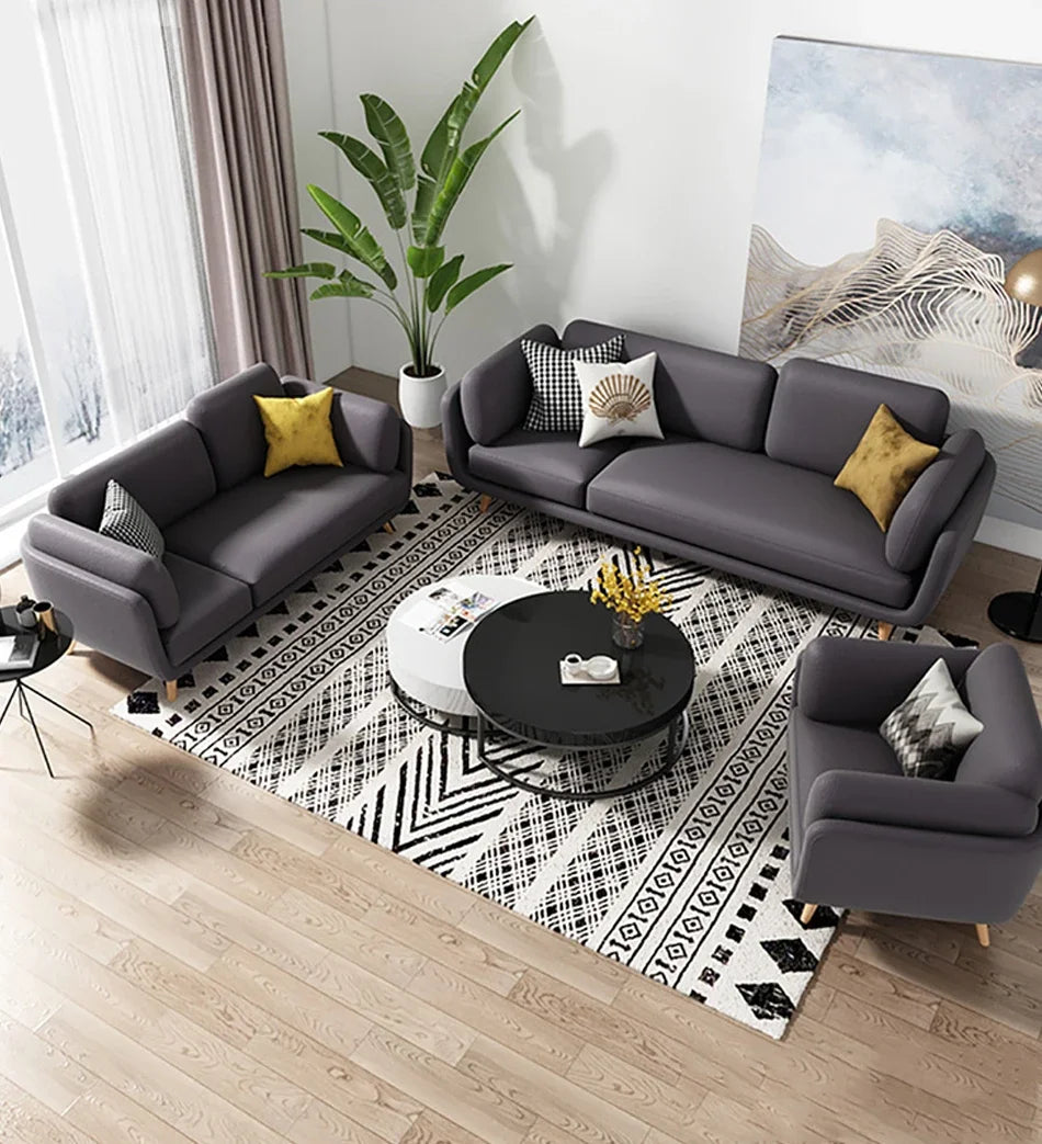 Most popular modern cloud couch  furniture living room fabric sectionals sofa set 7 seater living room