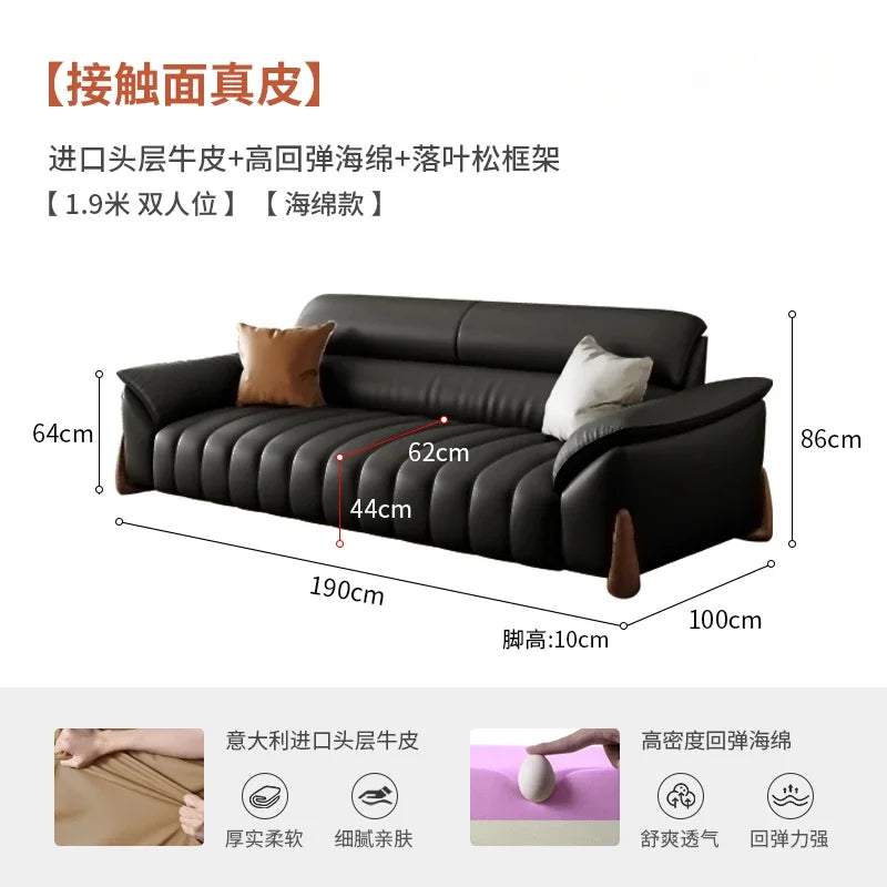 Design Living Room Sofas Ergonomic European Modern Lounge Leather Living Room Sofas Sectional Muebles Para El Hogar Furniture