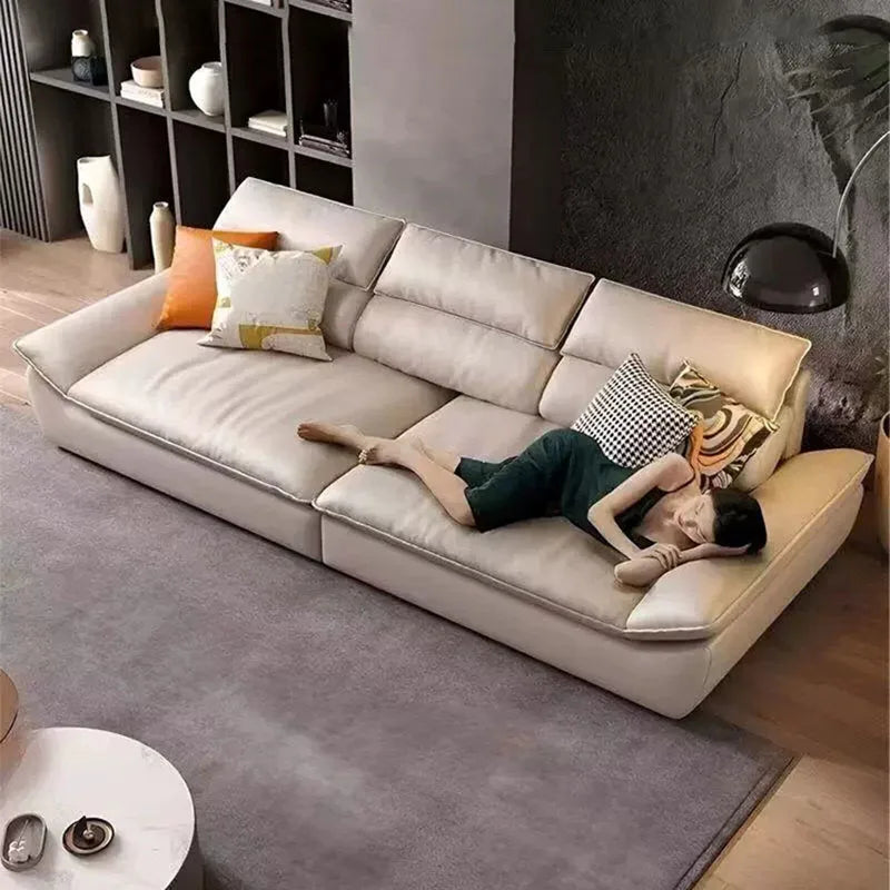 Grande Relax Living Room Sofas Pouf Reclinable Xxl Recliner Corner Sofa Multifunctional European Canape Salon Nordic Furniture