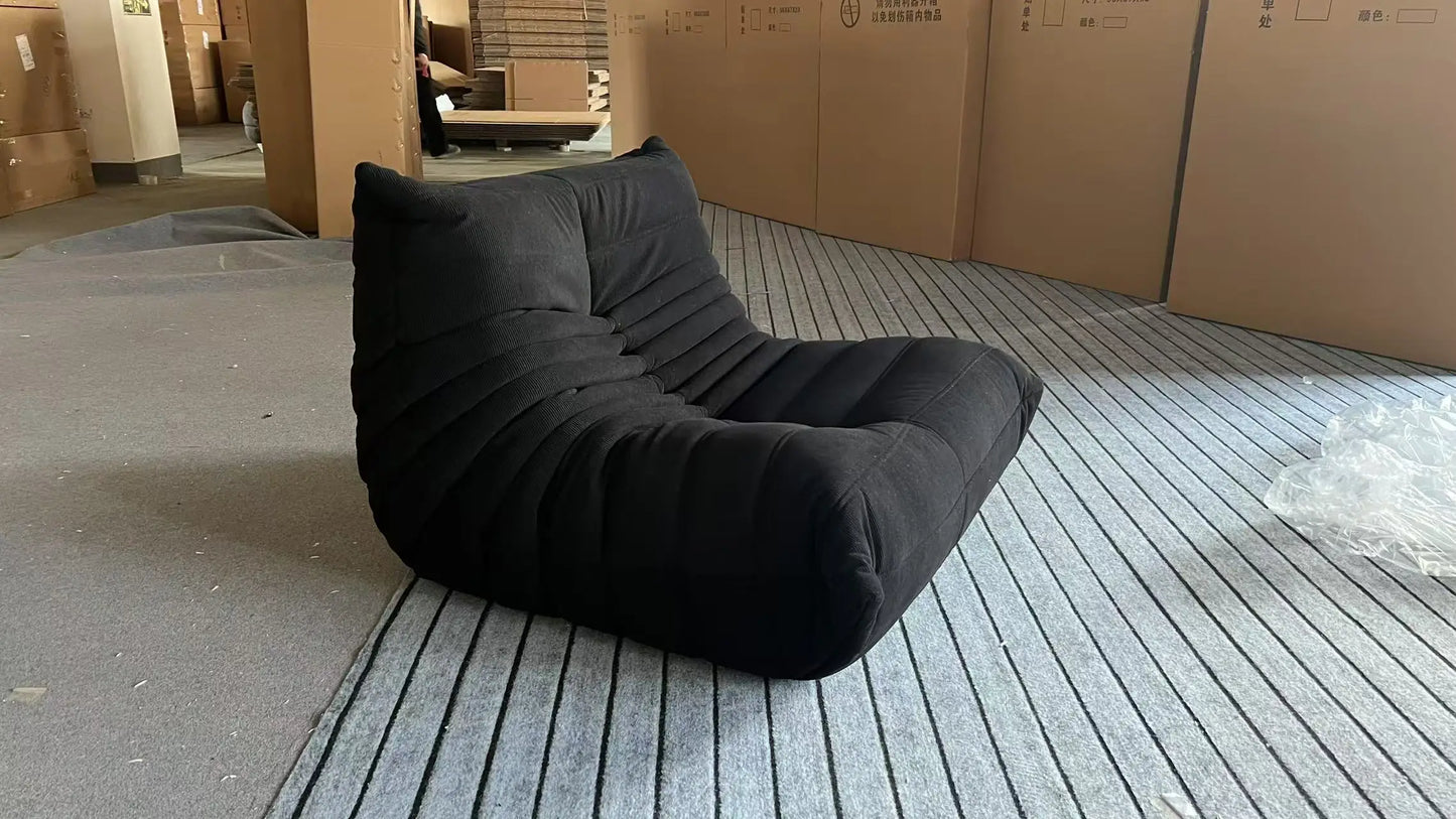 Caterpillar Single Sofa Lazy Couch Tatami Living Room Bedroom Lovely Leisure Single Chair Reading Chair Balcony Rocking Chair