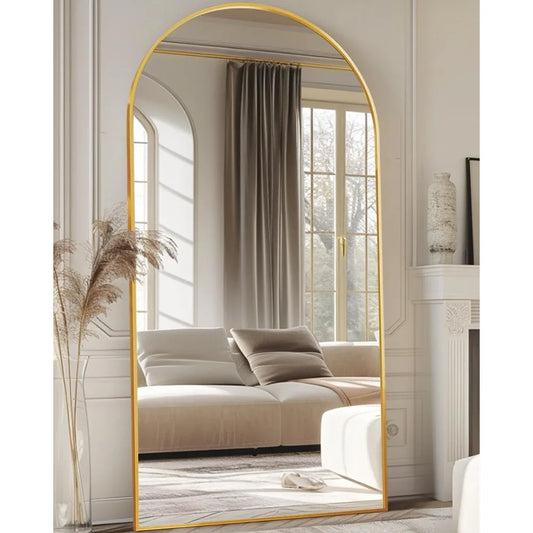 Antok Full Length Mirror, 38"x78" Floor Freestanding, Full Body Floor Standing with Stand for Bedroom, Hanging Mounted for