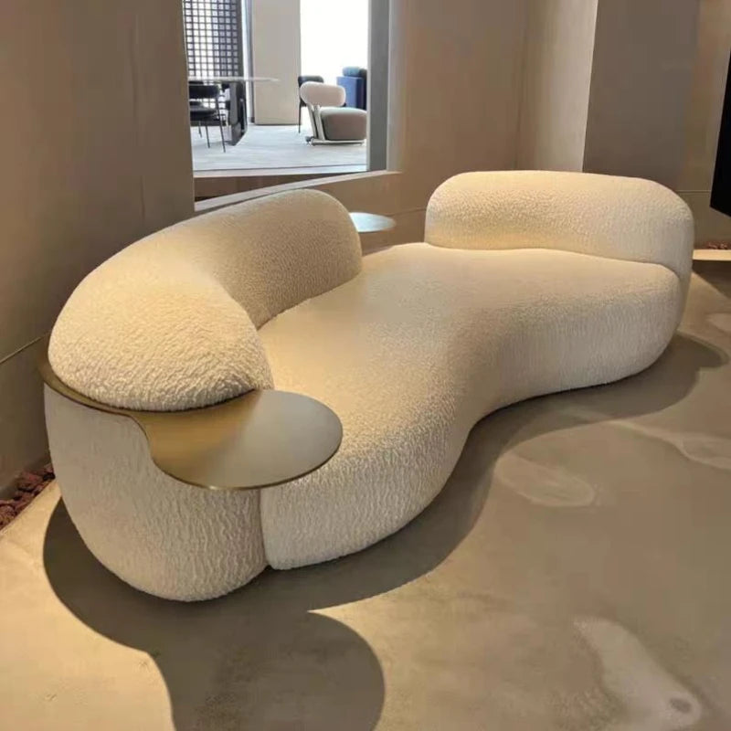 White Nordic Modern Sofa Chair Unique Fancy Lazy Designer Floor Lounge Sofa Living Room Loveseat Sofy Do Salonu Furniture Couch