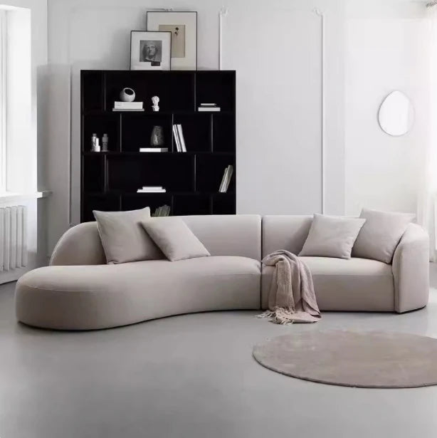 Special-Shaped Sofa Modern Minimalist Curved Fabric Furniture Luxury sofa set living room furniture  couch  muebles de salon