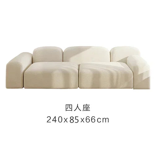 Nordic Cloud Living Room Sofas Accent Conference Tables Pouf Couch Puffs Living Room Sofas Futon Divano Lounge Suite Furniture