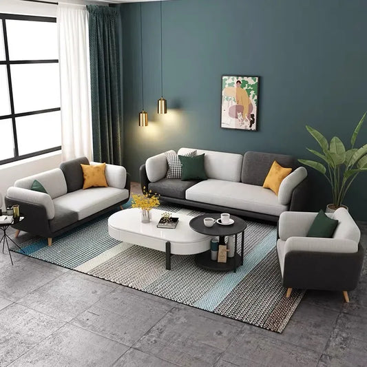 Most popular modern cloud couch  furniture living room fabric sectionals sofa set 7 seater living room