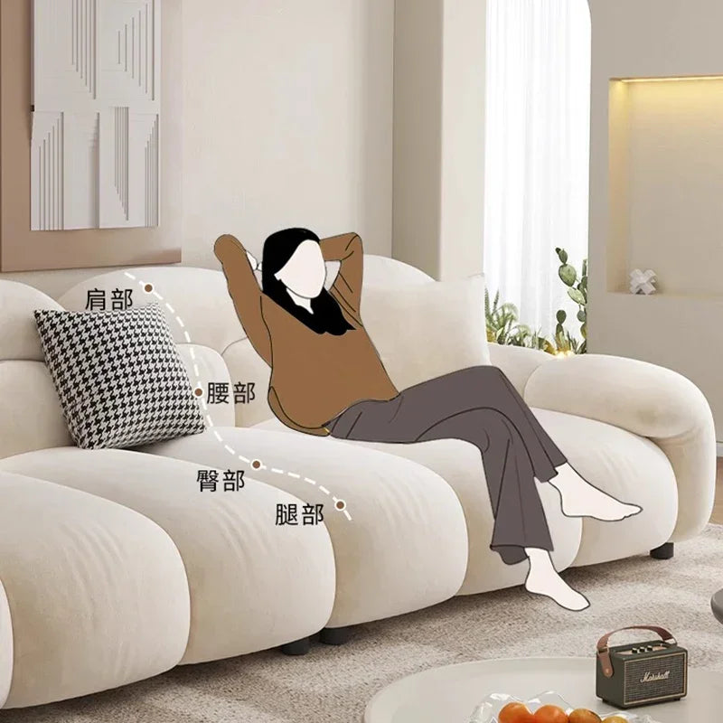 Comfortable Living Room Sofas Sleeper Modular Puff Single Living Room Sofas Armchair Bed Lazy Wohnzimmersofas Home Furniture