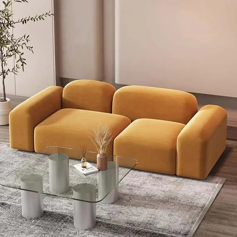 Nordic Cloud Living Room Sofas Accent Conference Tables Pouf Couch Puffs Living Room Sofas Futon Divano Lounge Suite Furniture