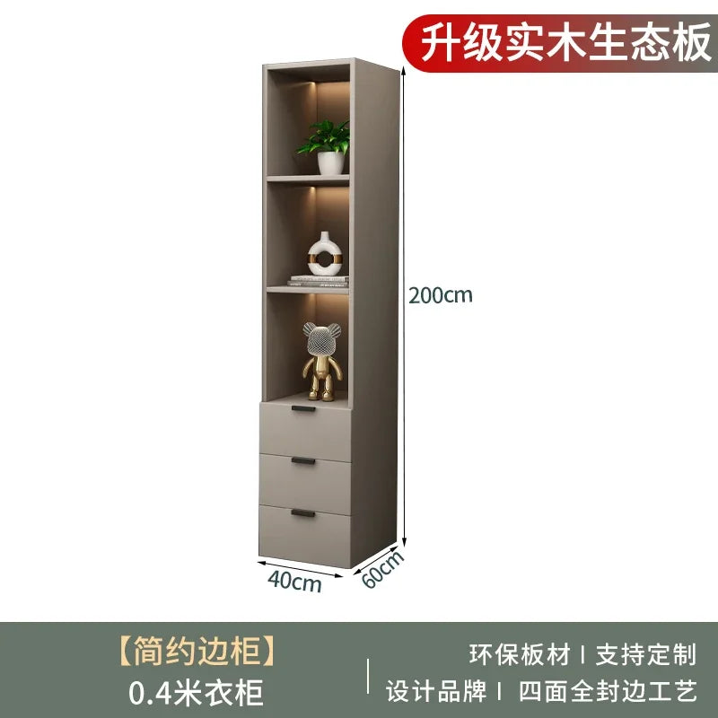 Women Glass Doors Wardrobes Large Luxury Transparent Clothes Storage Open Closet Bedroom Organizer Guarda Roupas Furniture