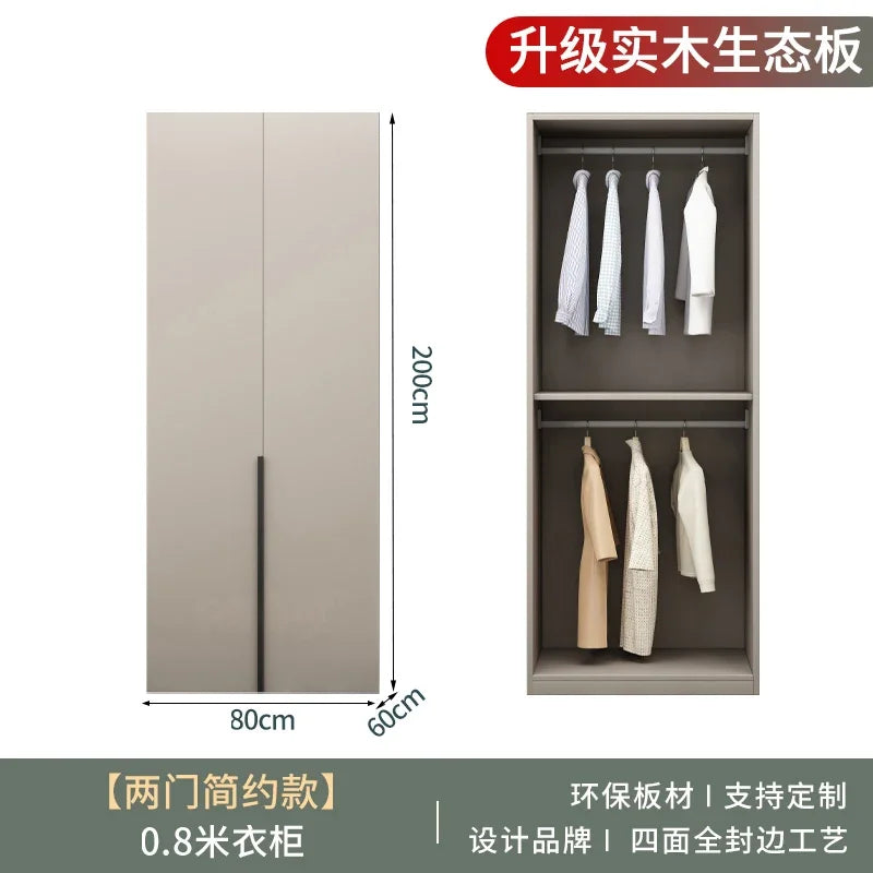 Women Glass Doors Wardrobes Large Luxury Transparent Clothes Storage Open Closet Bedroom Organizer Guarda Roupas Furniture