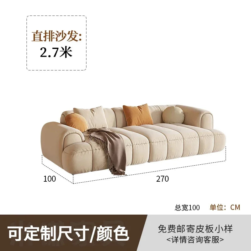 L Shape European Living Room Sofas Fabric Recliner Lazy Puffs Sofa Daybed Luxury Modern Wohnzimmersofas Bedroom Furniture