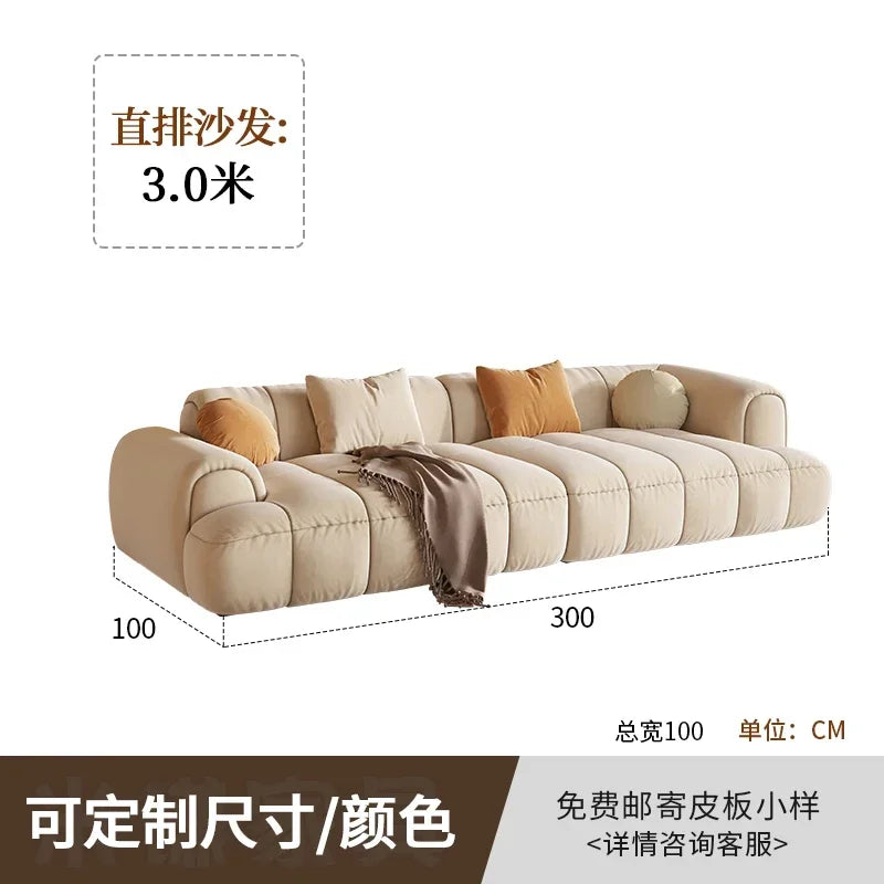 L Shape European Living Room Sofas Fabric Recliner Lazy Puffs Sofa Daybed Luxury Modern Wohnzimmersofas Bedroom Furniture