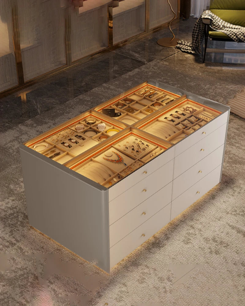 Home bedroom designer custom storage cabinet, floor display cabinet, jewelry and jewelry storage cabinet